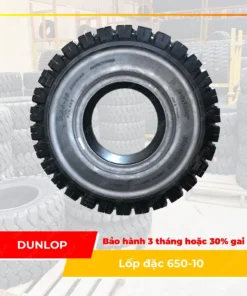 Vỏ xe nâng Dunlop size 650-10